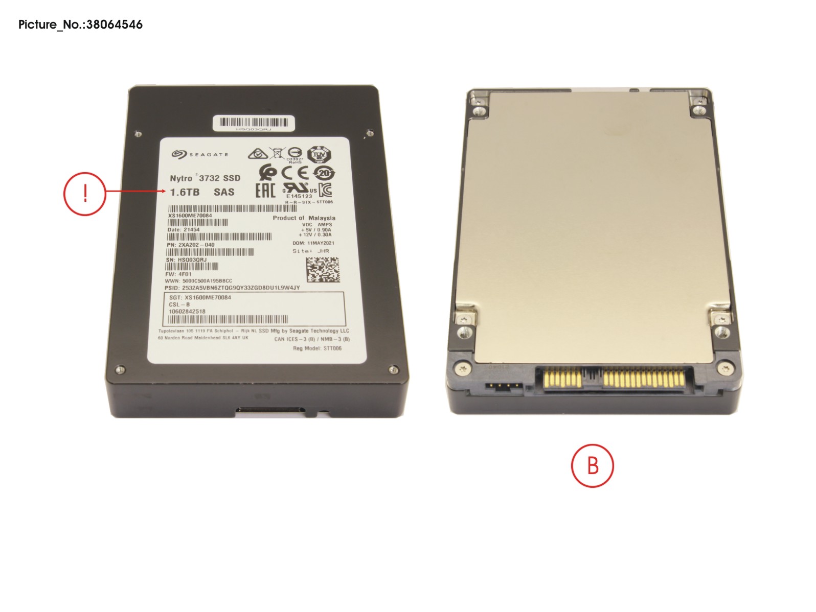 SSD SAS 12G WI 1.6TB