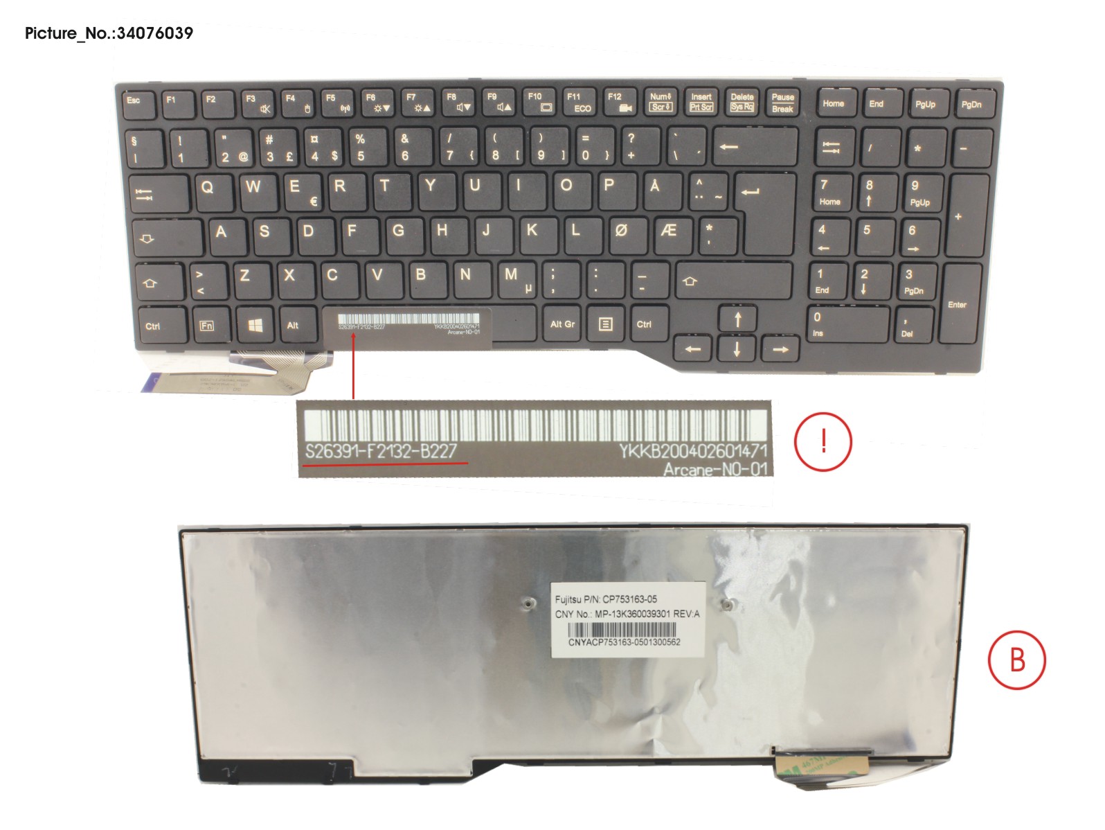 KEYBOARD NORWAY (BLACK)