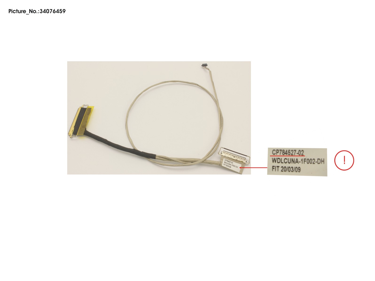 CABLE, LCD (TOUCH, RGB CAM)