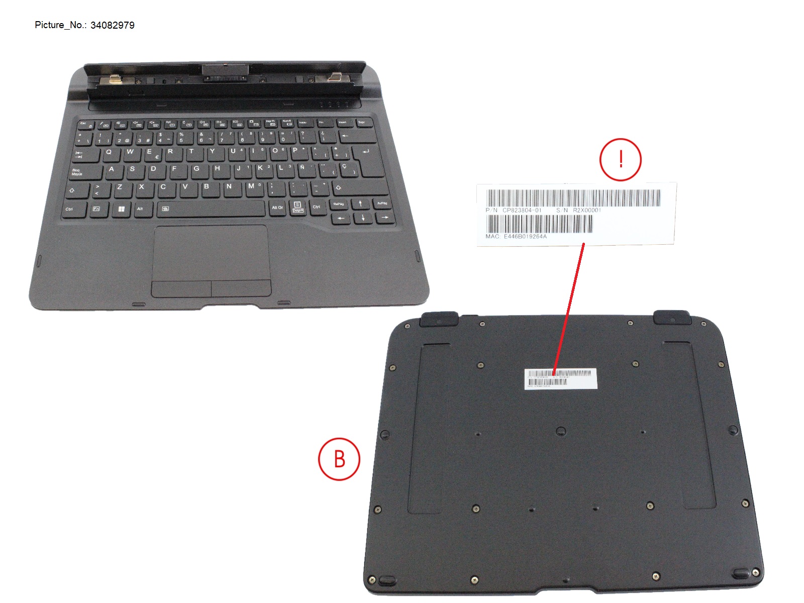 KEYBOARD DOC SPAIN W/ BL/UKCA/NEW WIN K KEYBOARD DOC SPAIN W/ BL/UKCA/NEW WIN K