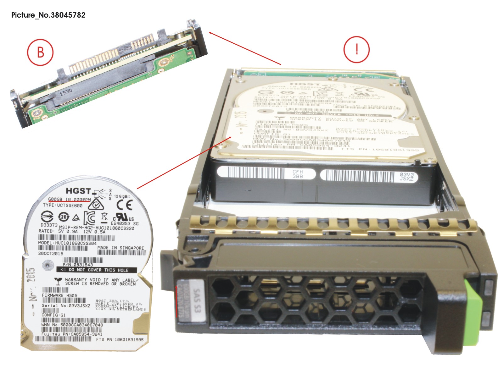 DX S3 HD DRIVE 2.5  600GB 10KRPM