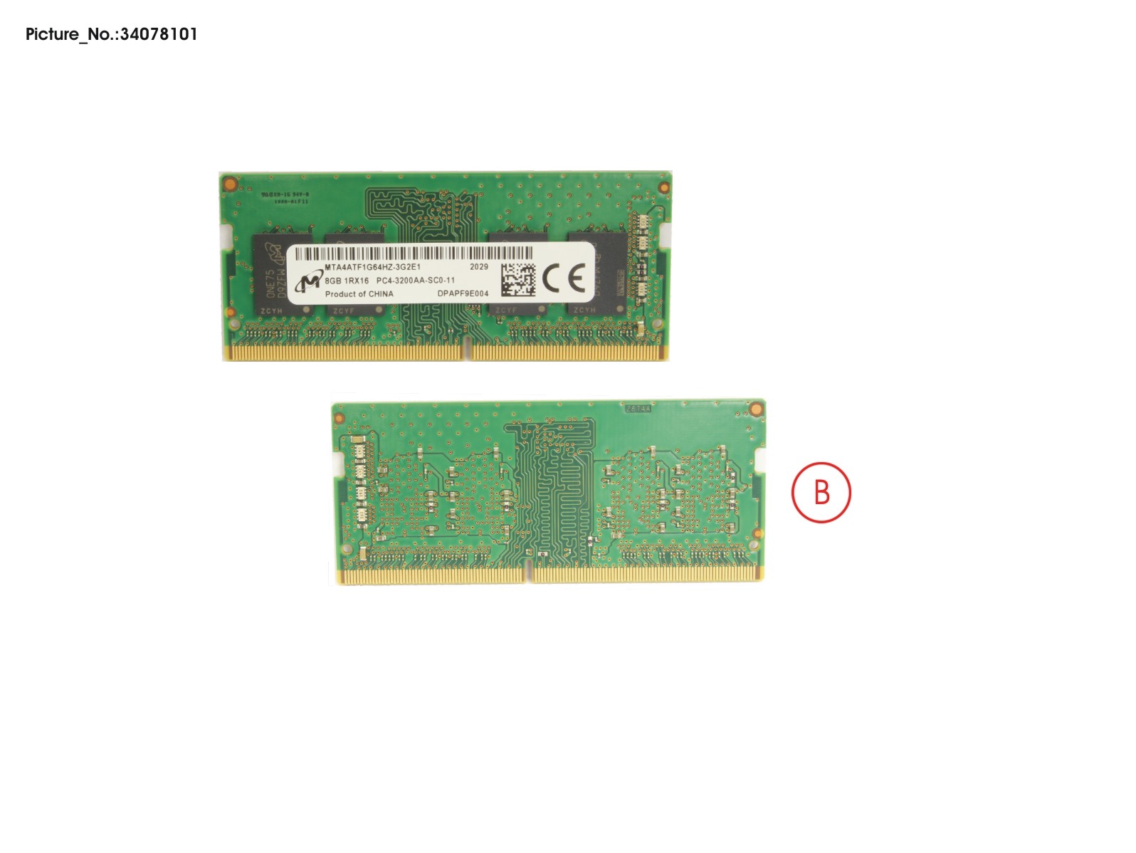 MEMORY 8GB DDR4-3200