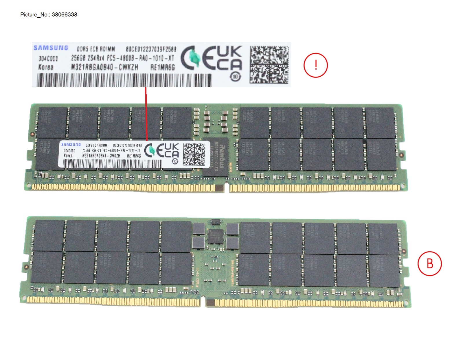 256GB (1X256GB) 8RX4 DDR5-4800 3DS ECC 256GB (1X256GB) 8RX4 DDR5-4800 3DS ECC
