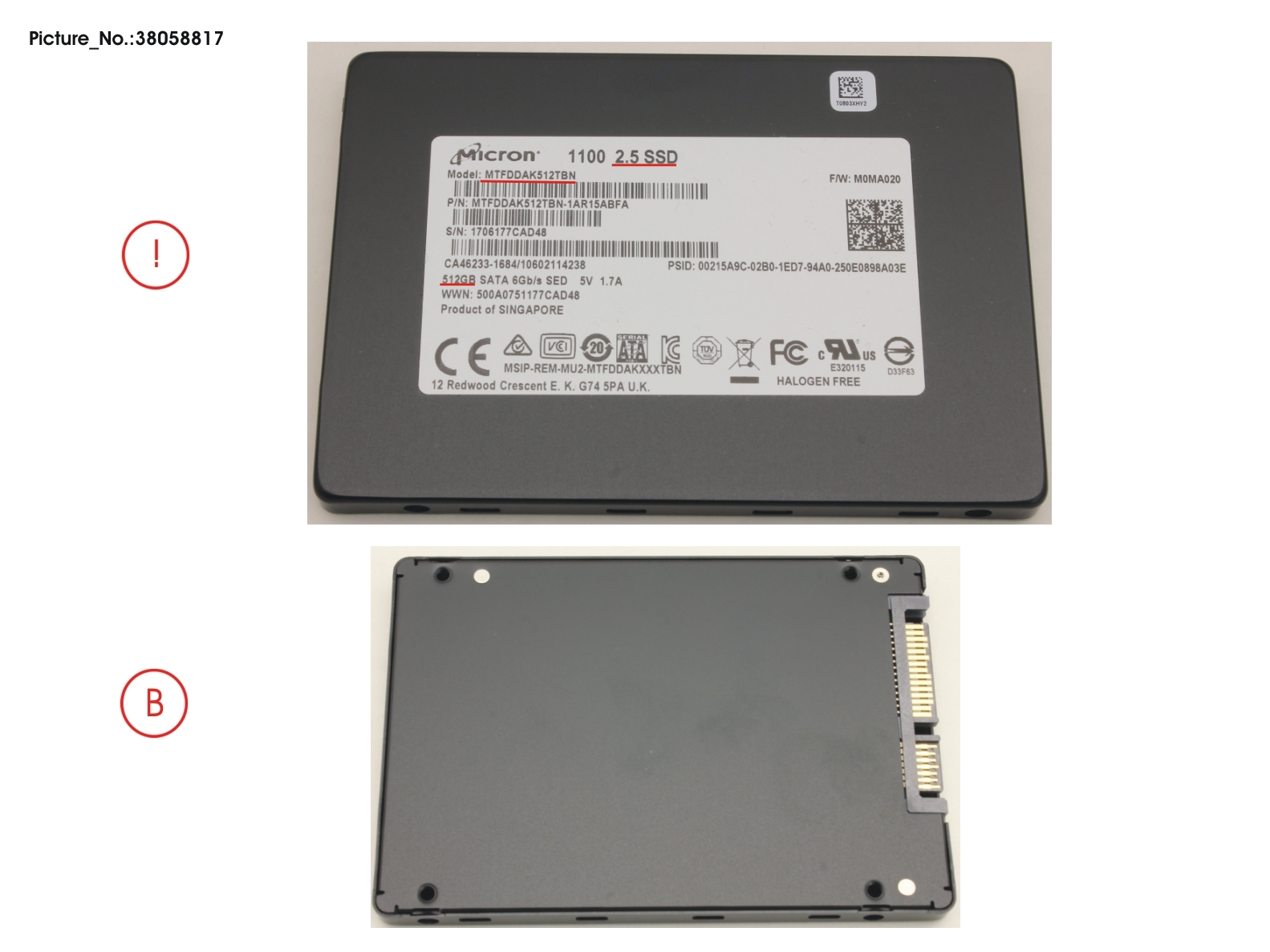 SSD S3 512gb 2.5 Sata