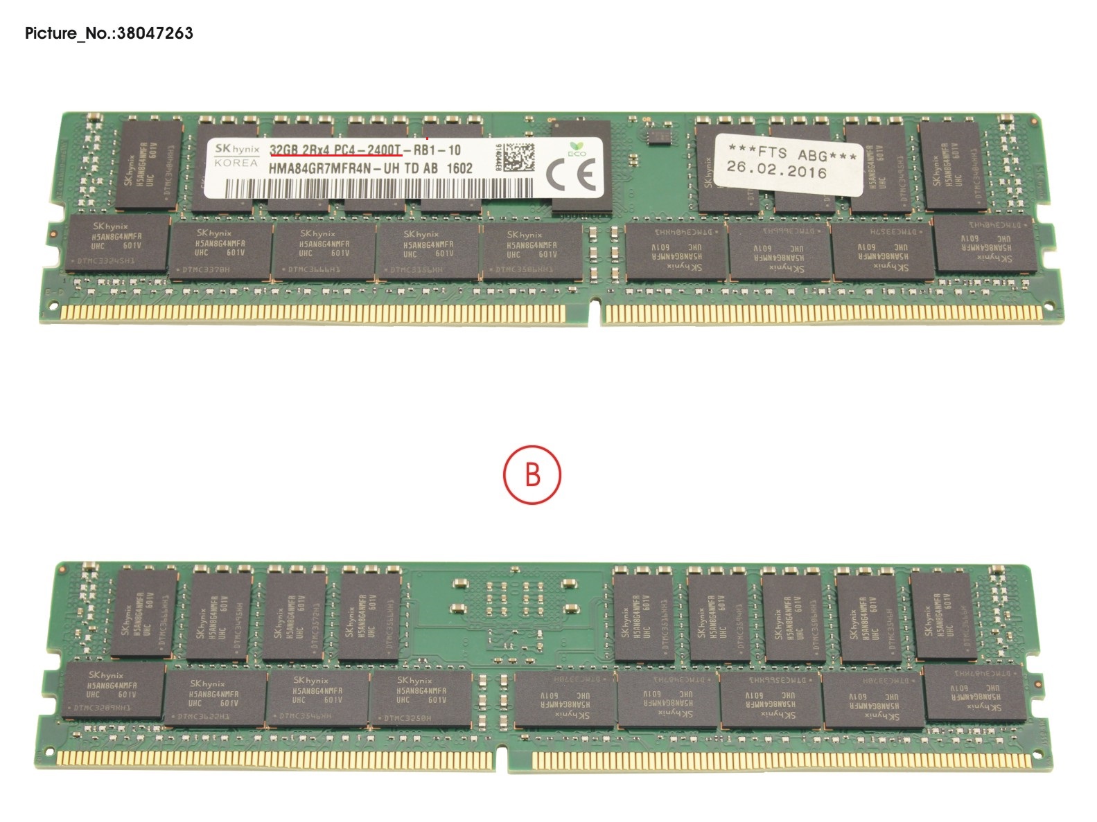 32GB (1X32GB) 2RX4 DDR4-2400 R ECC