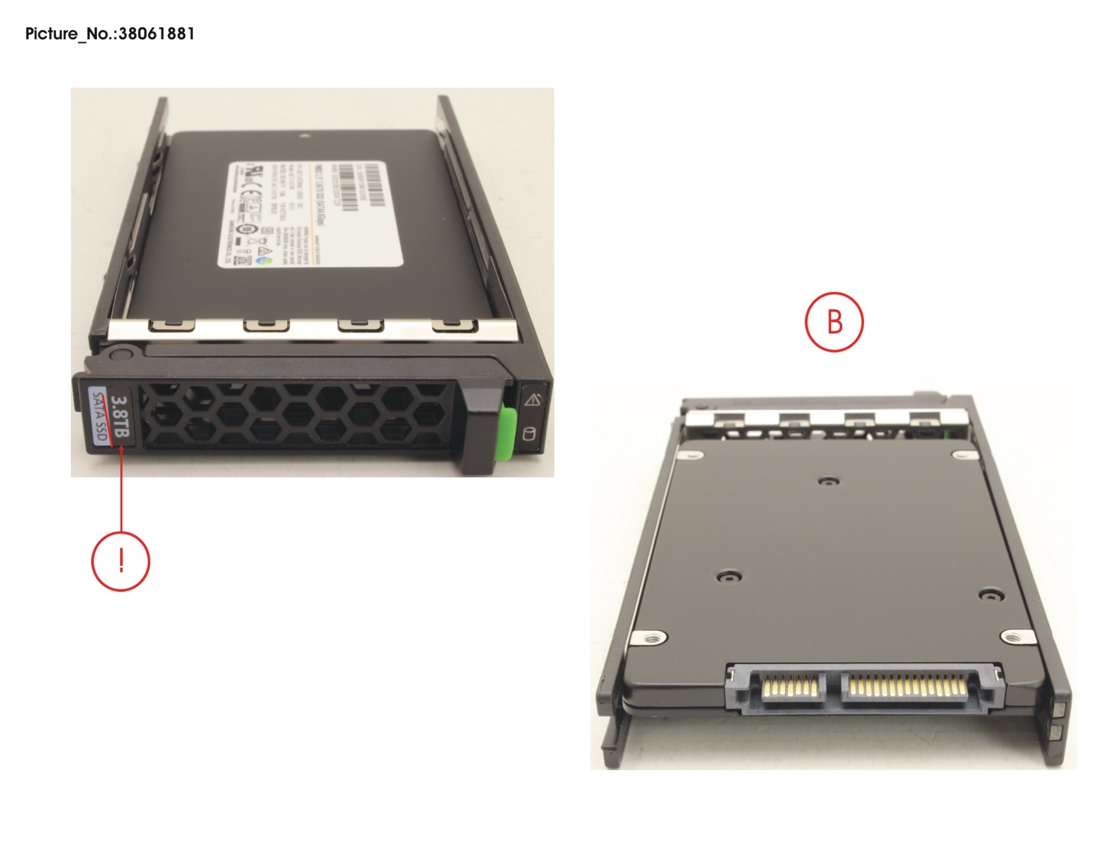 SSD SATA 6G 3.84TB READ-INT. 2.5 PM883