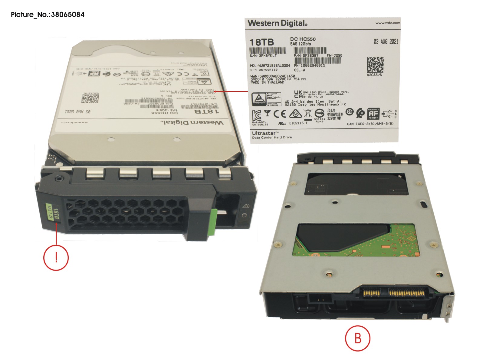 HD SAS 12G 18TB 7K2 512E LFF BC HD SAS 12G 18TB 7K2 512E LFF BC