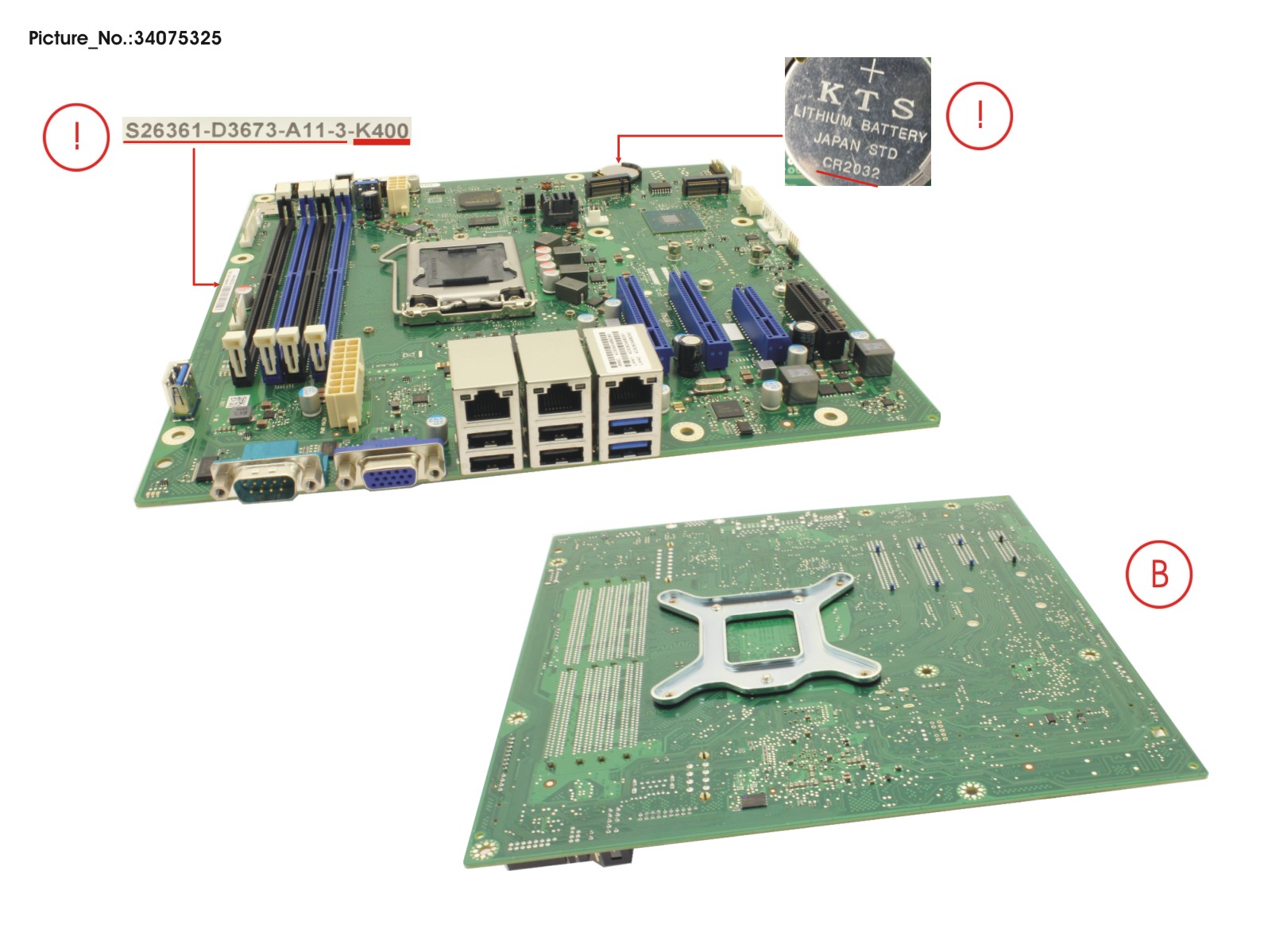 FUJITSU SYSTEMBOARD TX1320M4 / TX1330M4