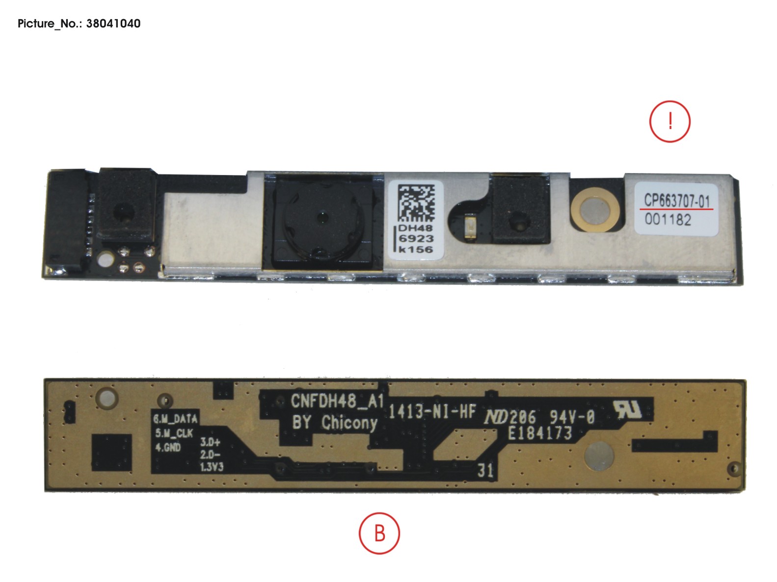 FUJITSU CAMERA MODULE NON TOUCH MOD.