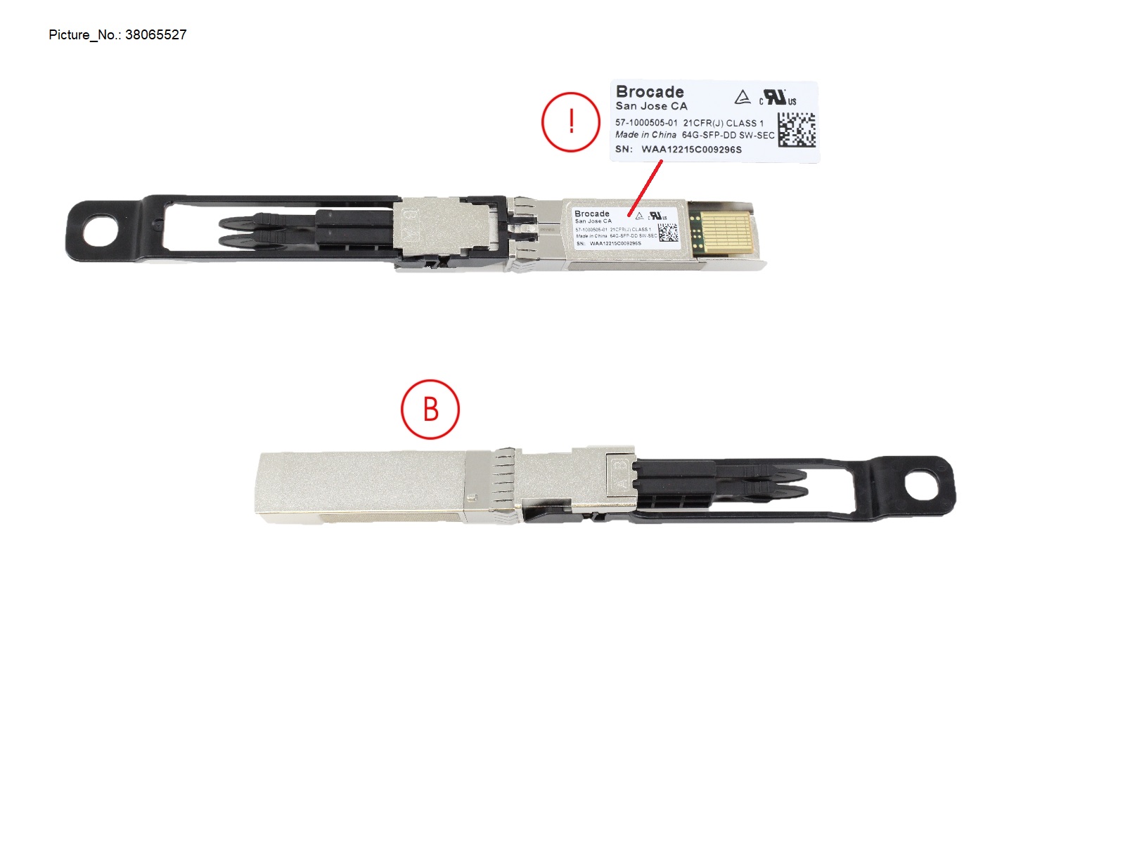 SFP-DD,SWL,64G,1-PK,SECURE