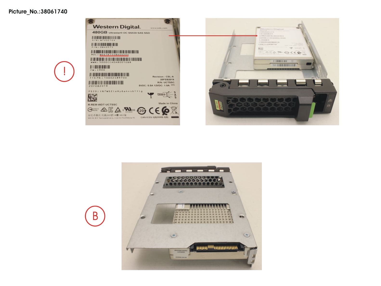 SSD SAS 12G 480GB READ-INT. 3.5 H-P EP