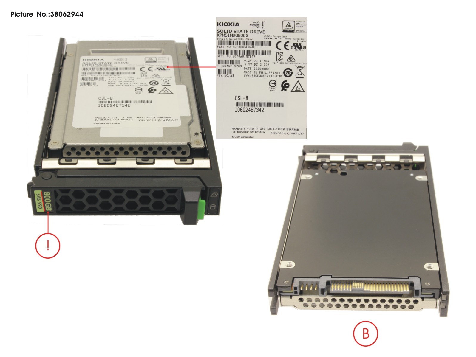 SSD SAS 12G 800GB WRITE-INT. 2.5 H-P EP SSD SAS 12G 800GB WRITE-INT. 2.5 H-P EP