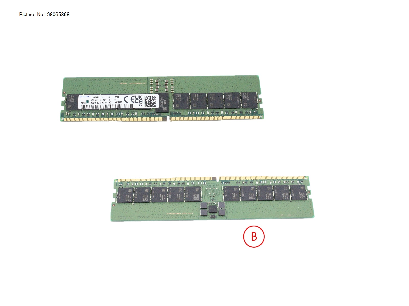 32GB (1X32GB) 2RX8 DDR5-4800 R ECC