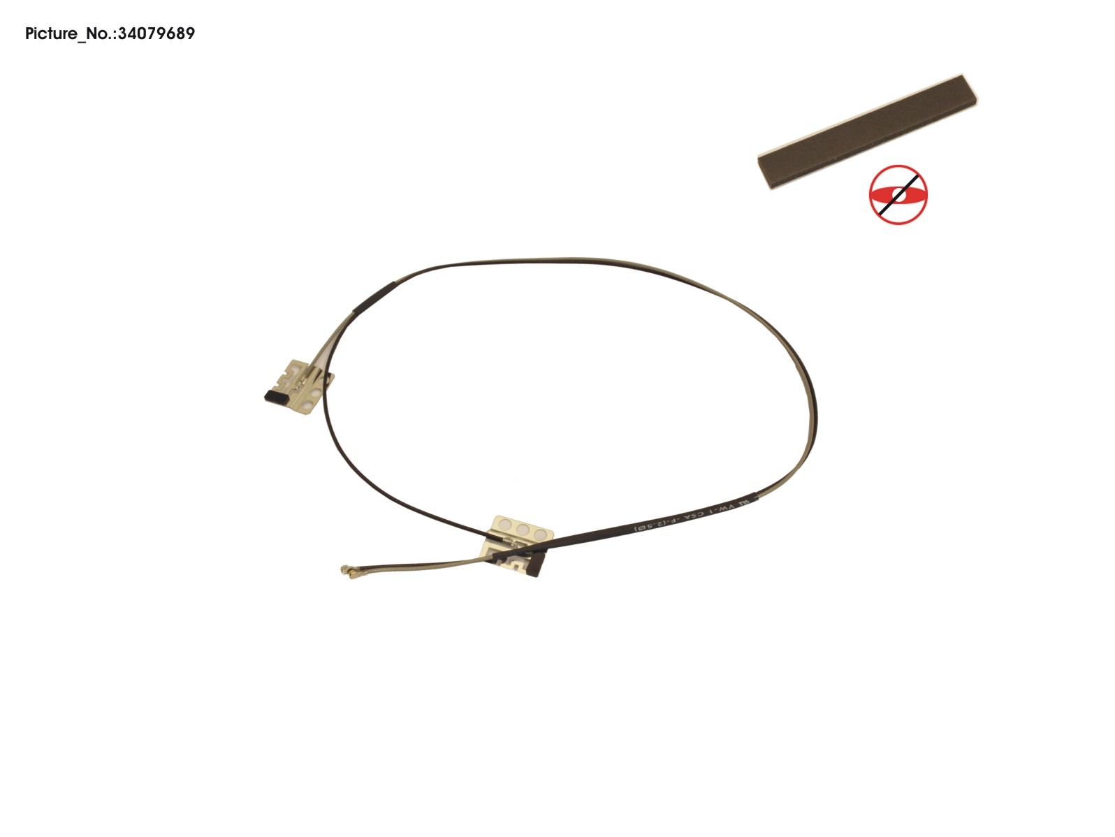 ANTENNA, WLAN L/R ANTENNA, WLAN L/R