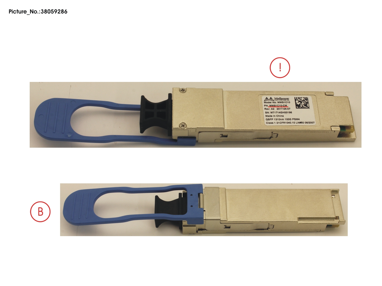 MEL QSFP28 100G SMF