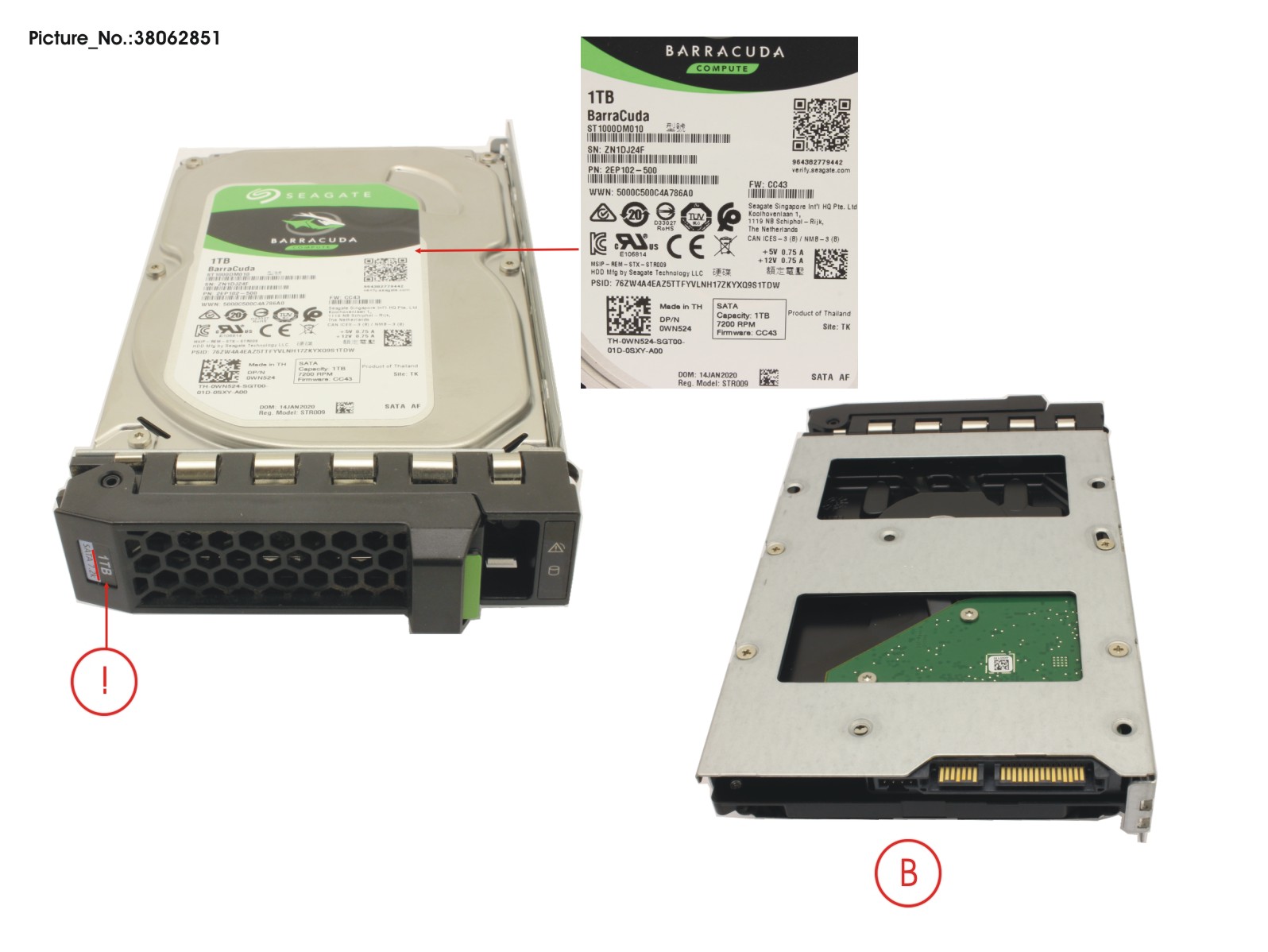 HD SATA 6G 1TB 7.2K HOT PL 3.5 ECO