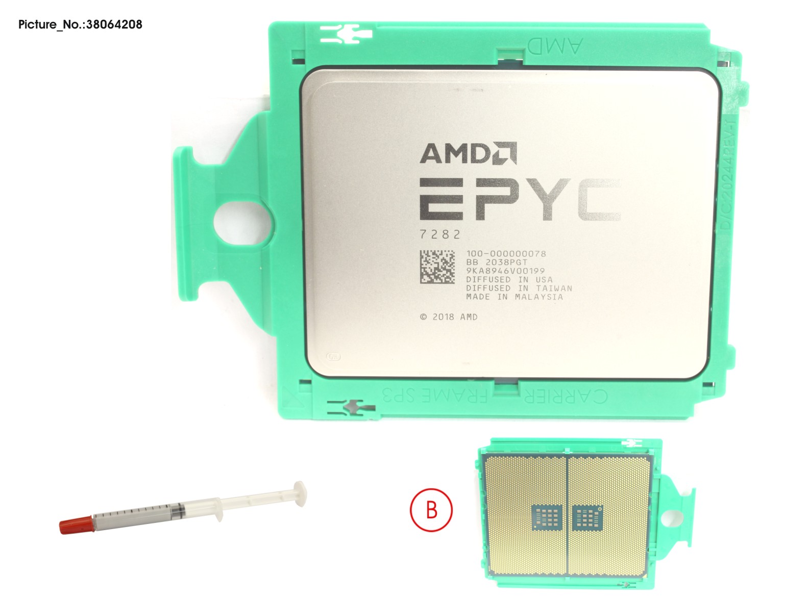 CPU SPARE AMD EPYC 7282