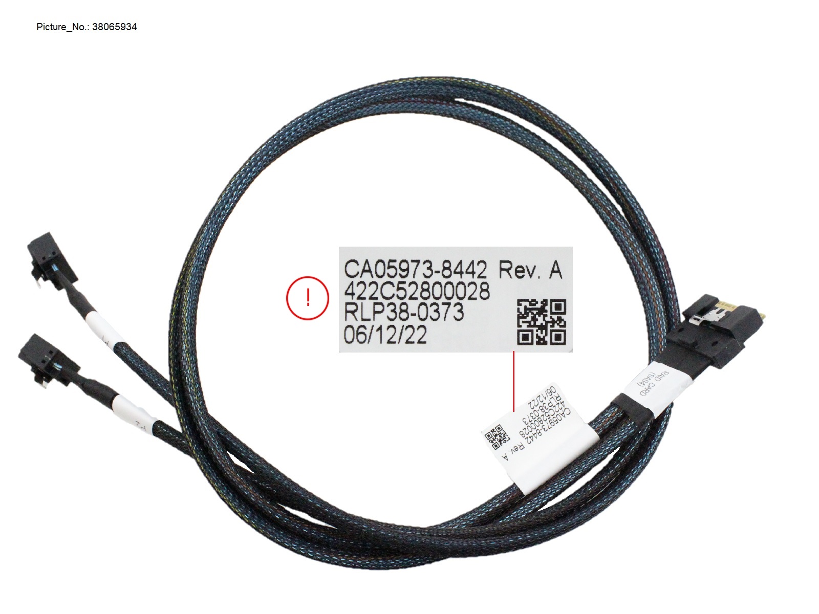 SAS4 CABLE RAID CARD TO COMBO HSBP (665