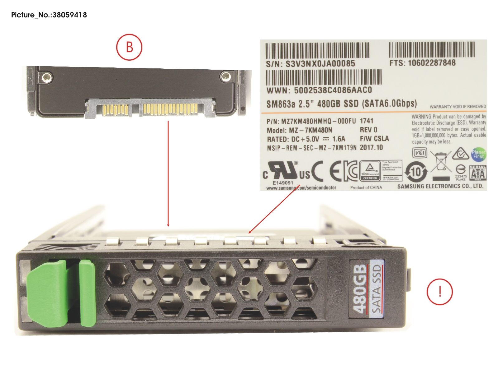 SSD SATA 6G 480GB MIXED-USE 2.5 H-P EP