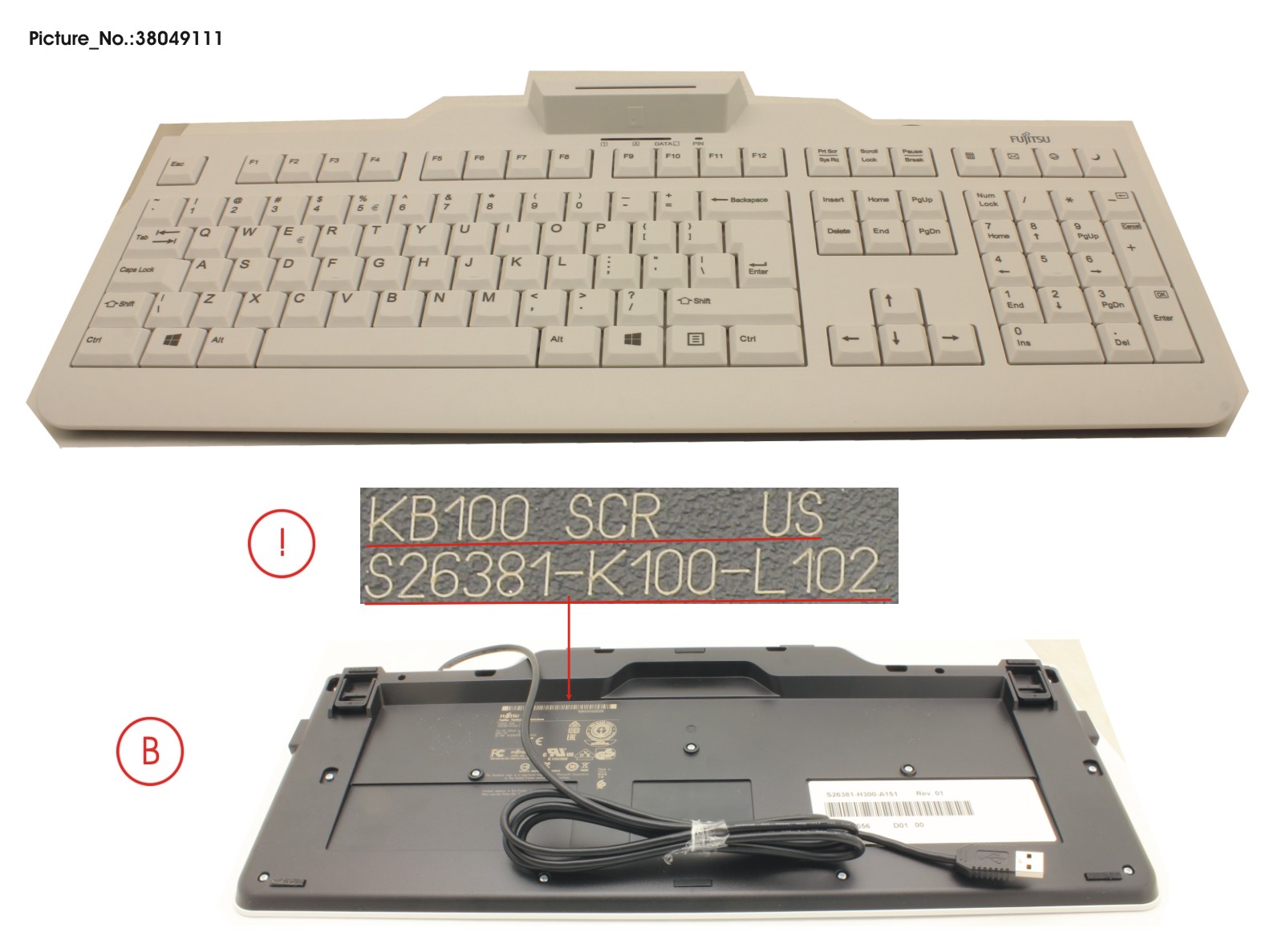 KEYBOARD KB100 SCR ESIG US