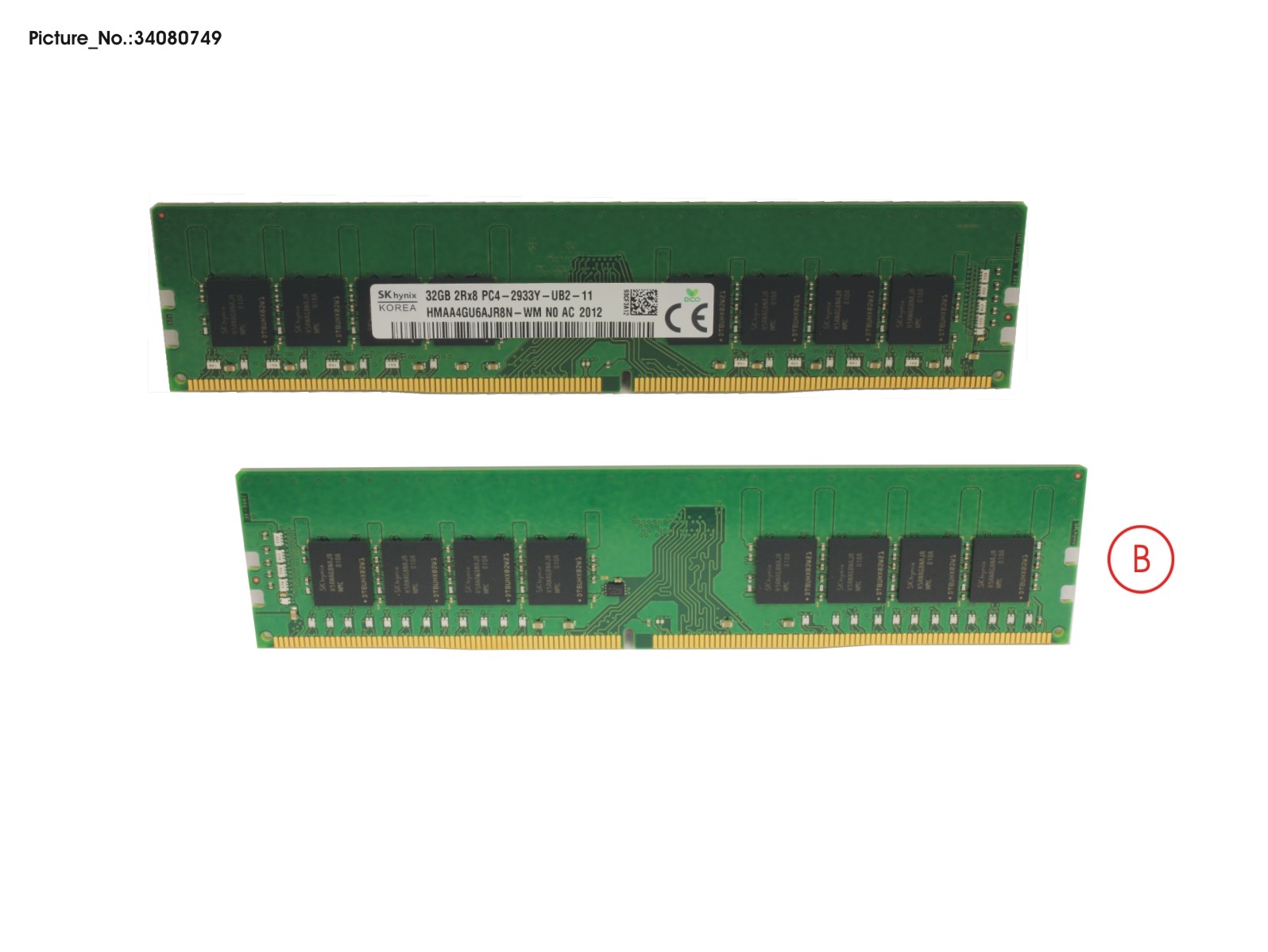 MEMORY 32GB DDR4-2933 UNB