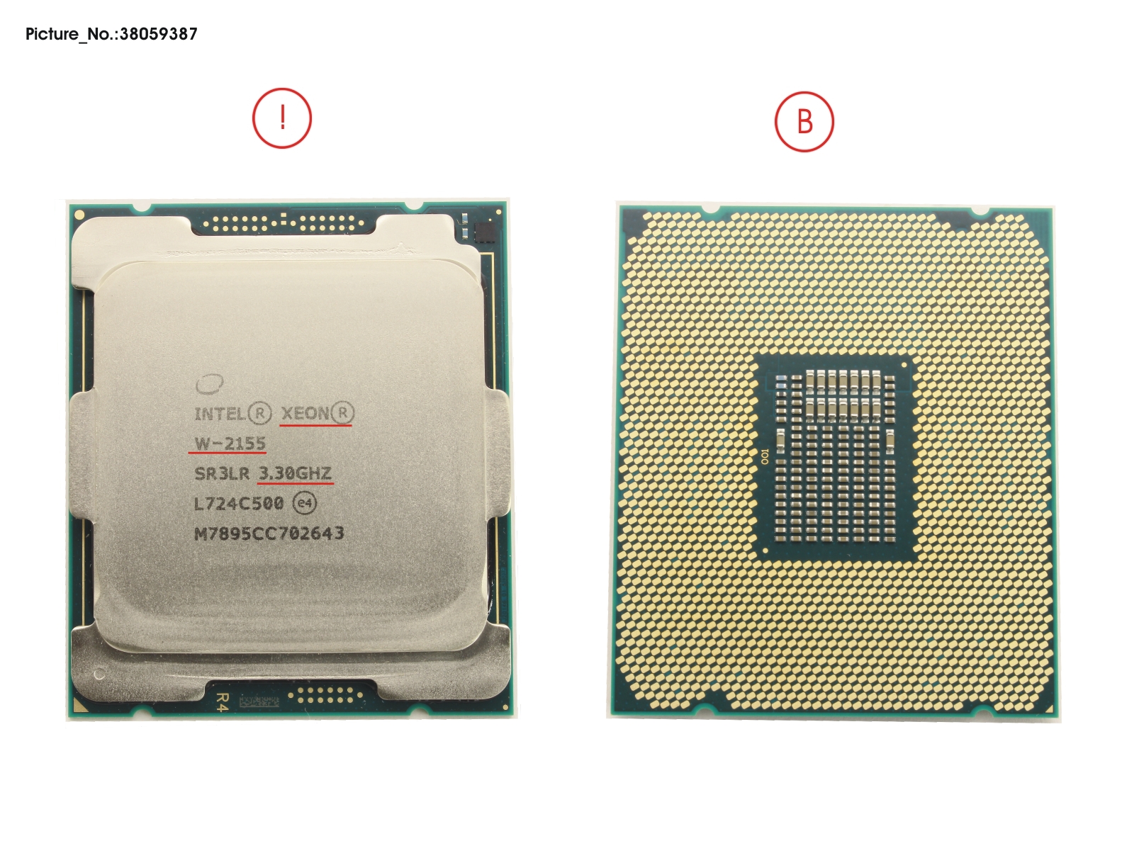 CPU XEON W-2155 3.3ZHZ 140W