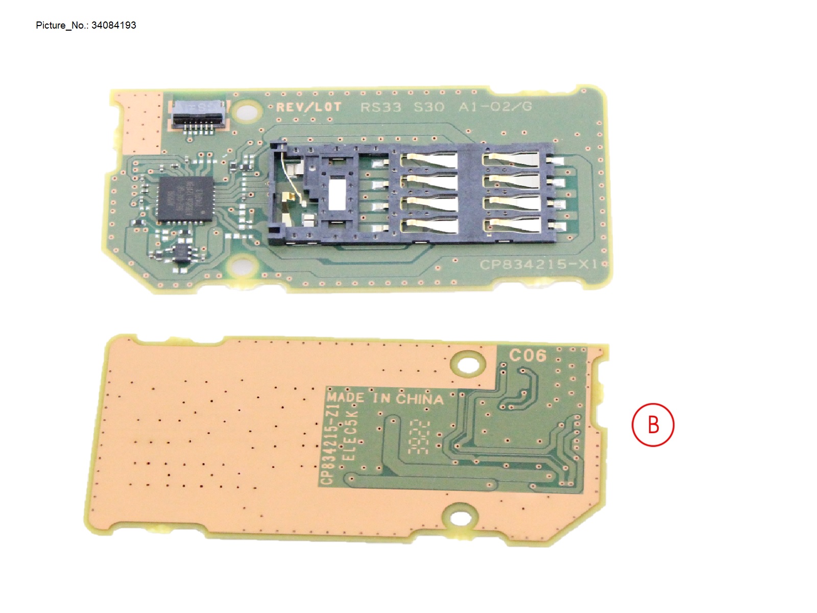 SUB BOARD, SMARTCARD SUB BOARD, SMARTCARD
