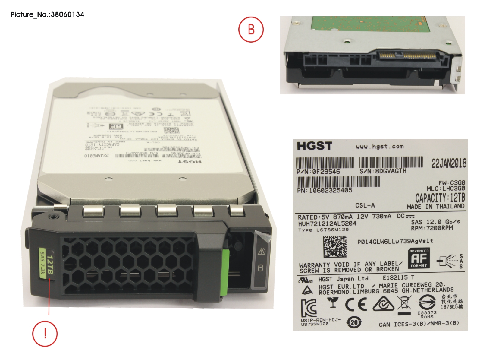 HD SAS 12G 12TB 7.2K 512E HOT PL 3.5 BC HD SAS 12G 12TB 7.2K 512E HOT PL 3.5 BC
