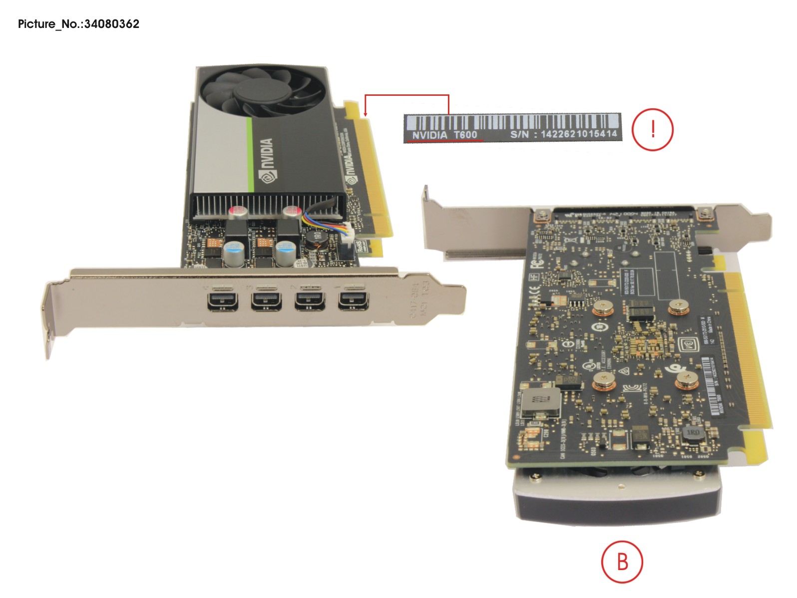 FUJITSU VGA NVIDIA QUADRO T600 4GB