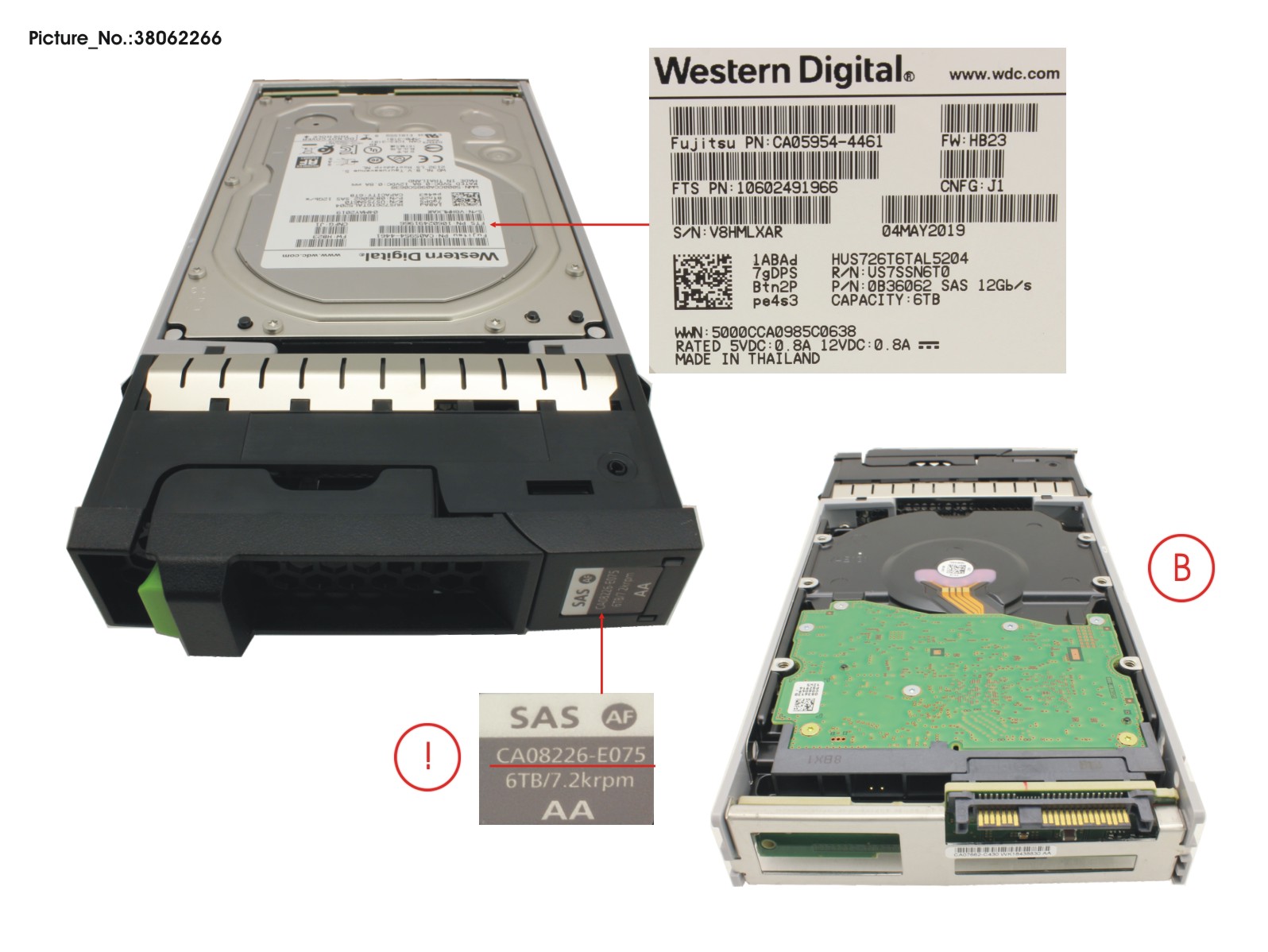 DX S3/S4 HD DRIVE 3.5 6TB 7.2K