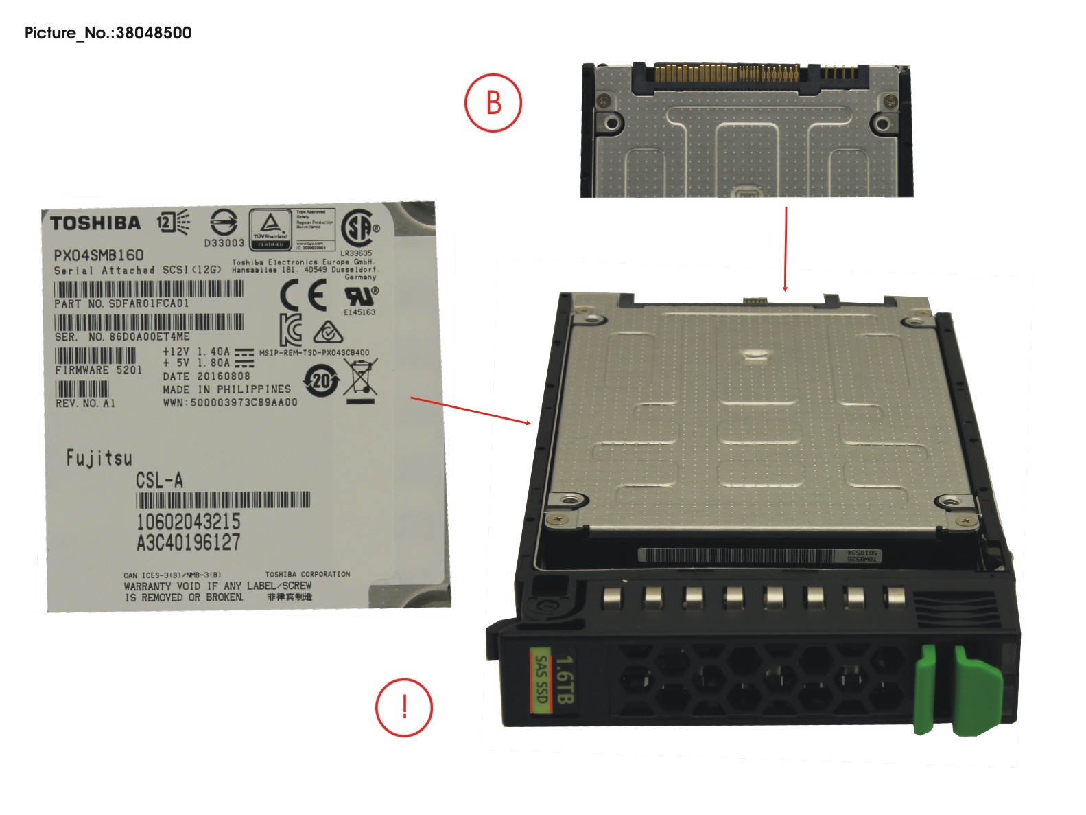 SSD SAS 12G 1.6TB WRITE-INT. 2.5 H-P EP