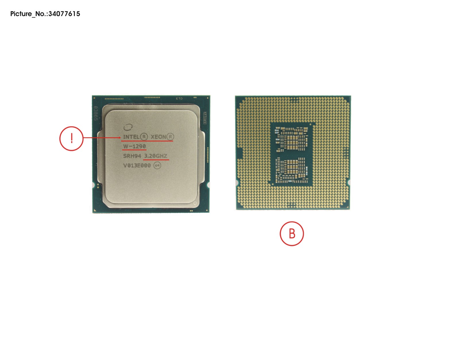 CPU INTEL XEON W-1290 3,2 GHZ 80W