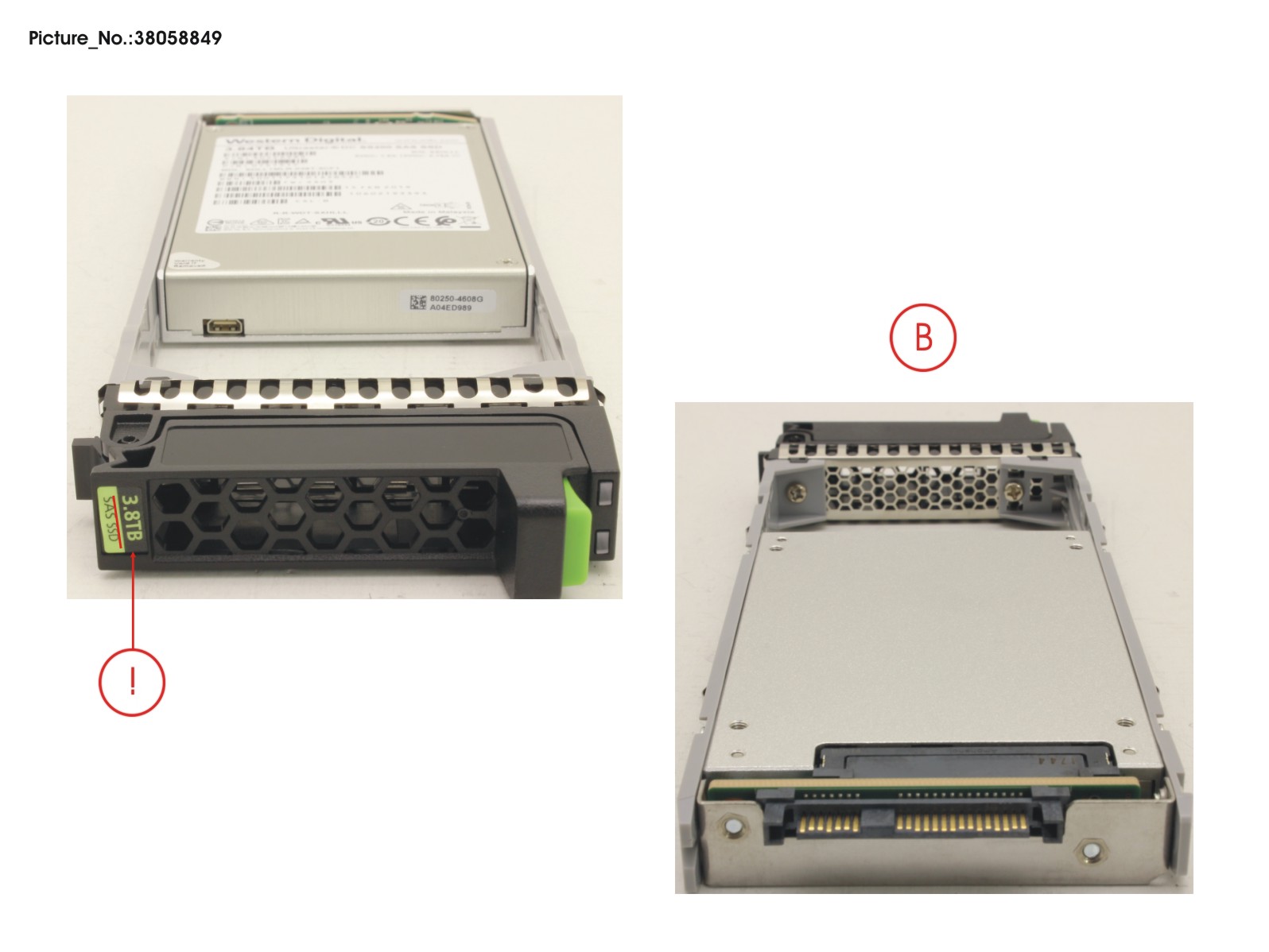 JX40 S2 MLC SSD 3.84TB 1DWPD SPARE