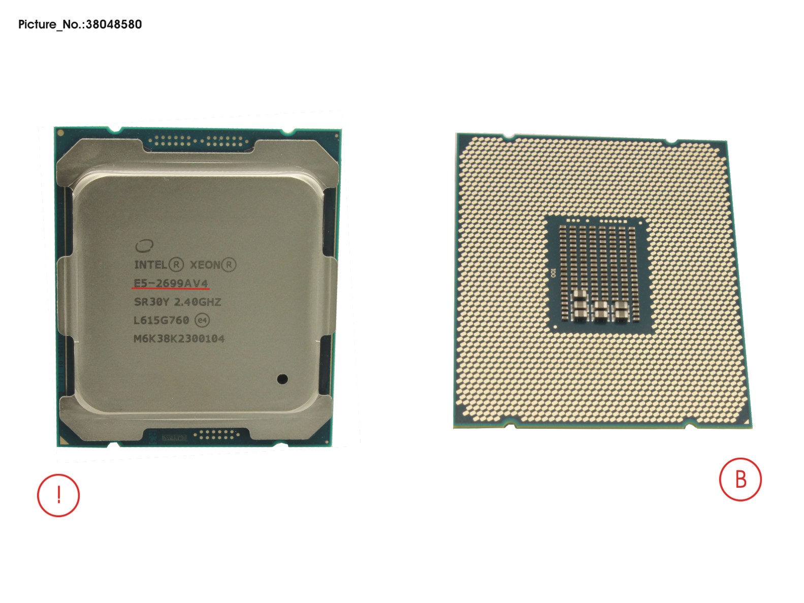 CPU XEON E5-2699AV4 2,4GHZ 145W