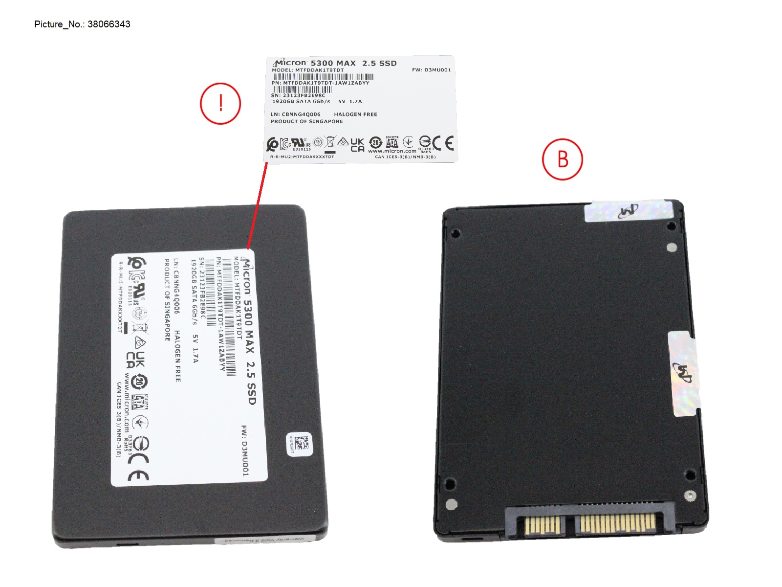 SSD SATA 6G 1.92TB MU