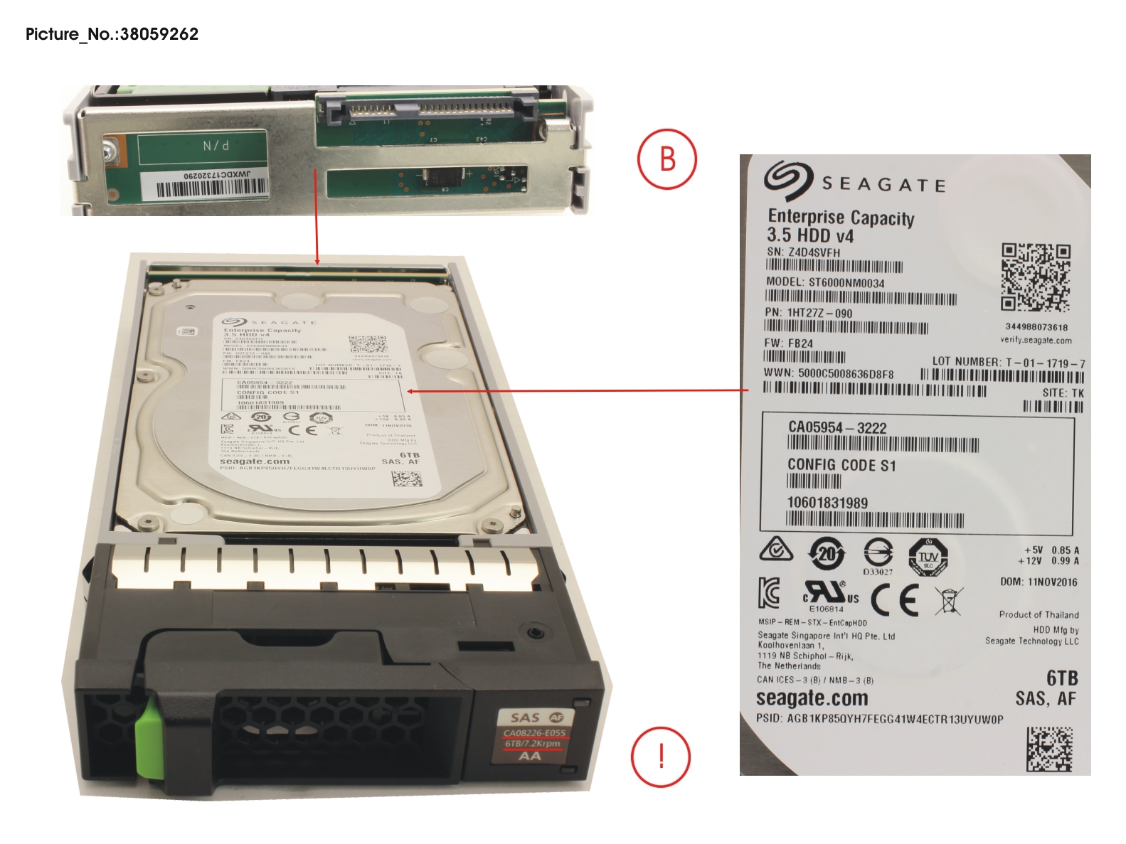 DX S4 HD DRIVE 3.5  6TB 7.2K