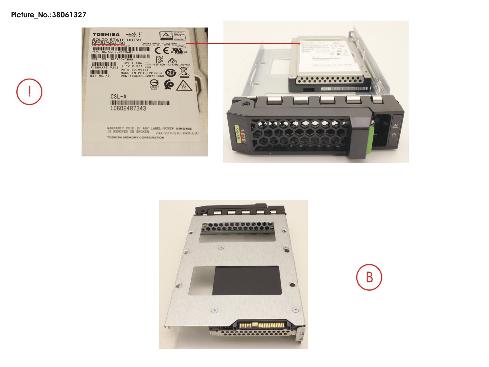 SSD SAS 12G 1.6TB WRITE-INT. 3.5 H-P EP