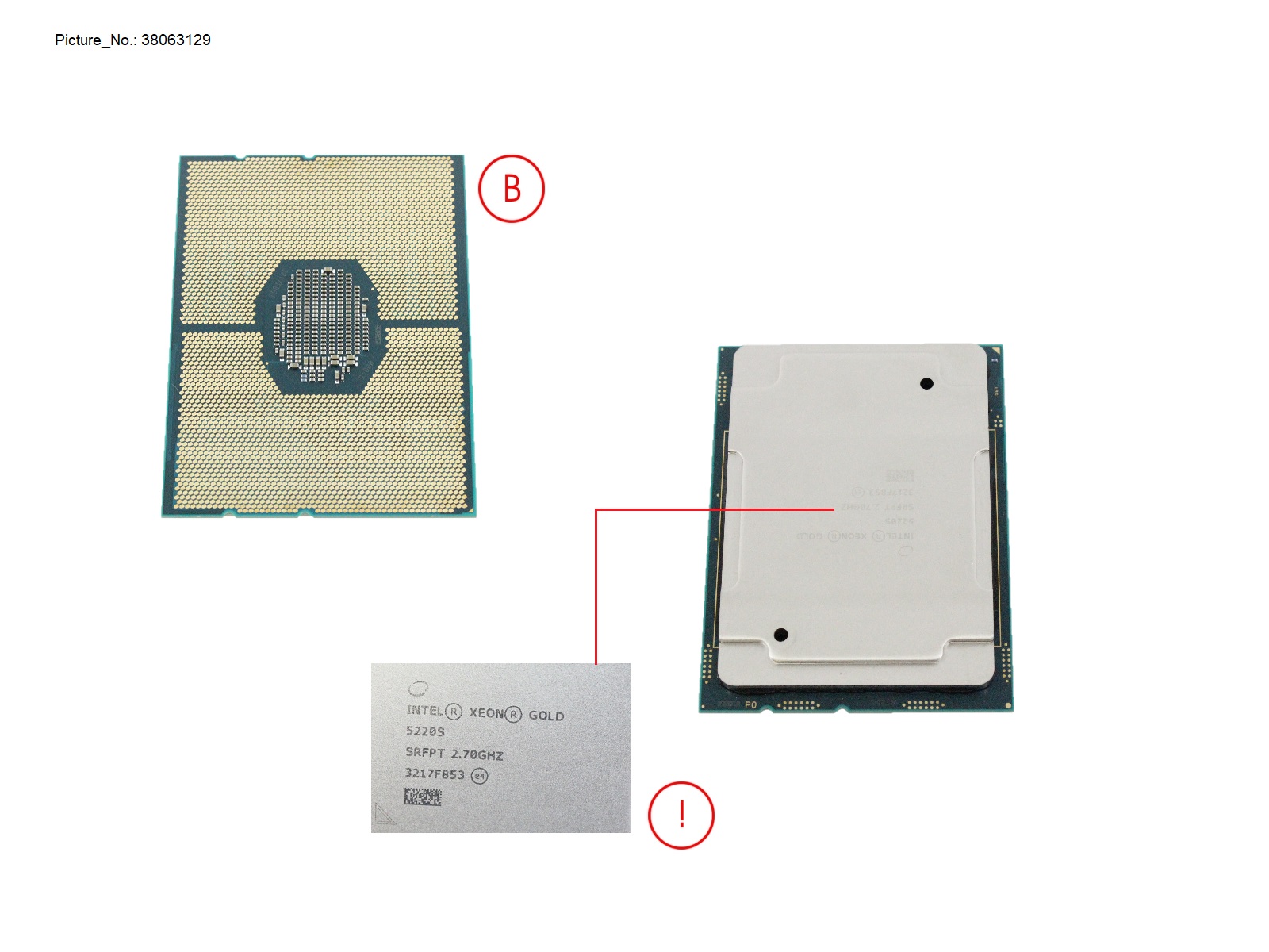 CPU INTEL XEON GOLD 5220S - 2700 125W