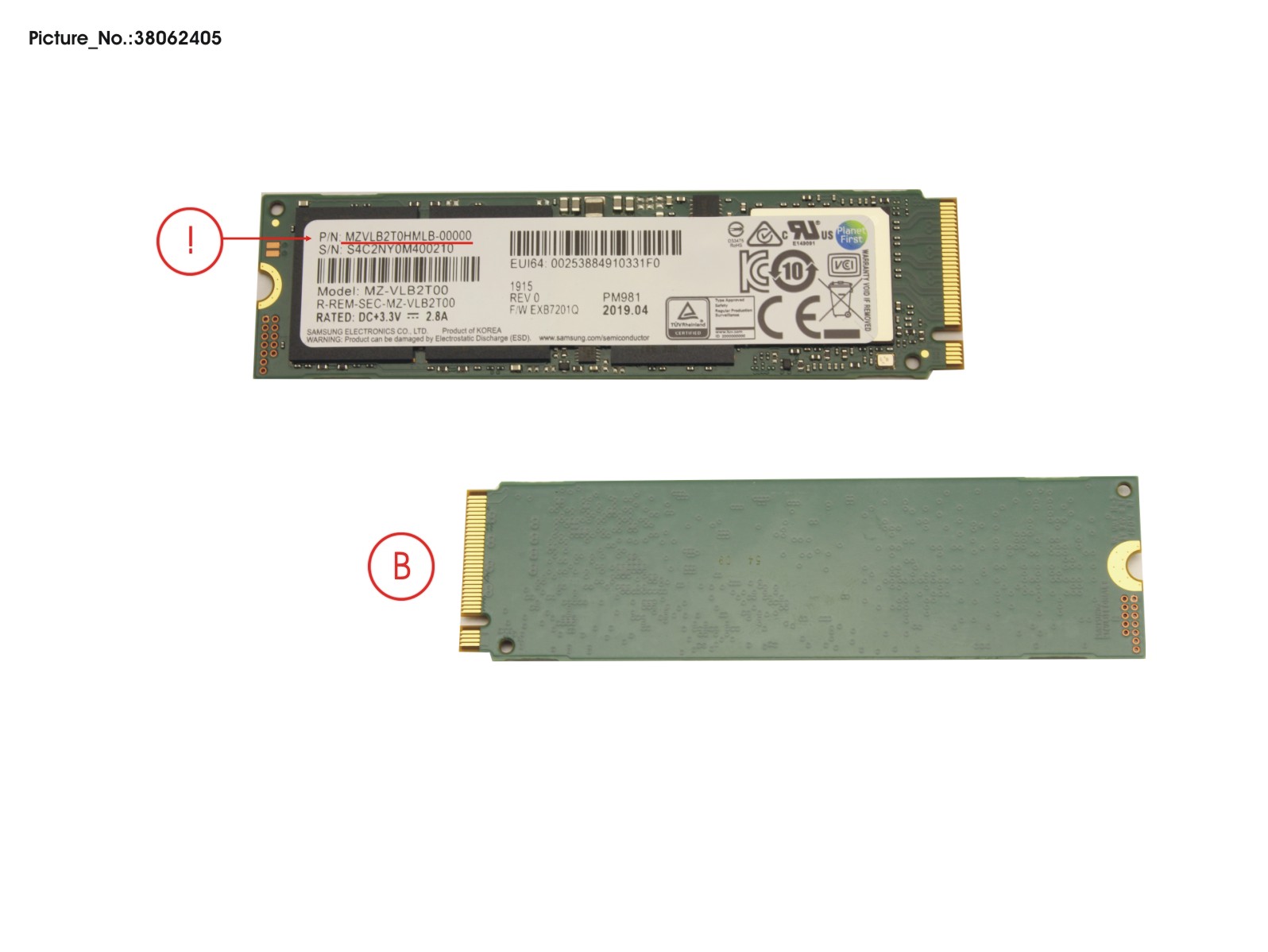 SSD PCIE M.2 2280 2TB