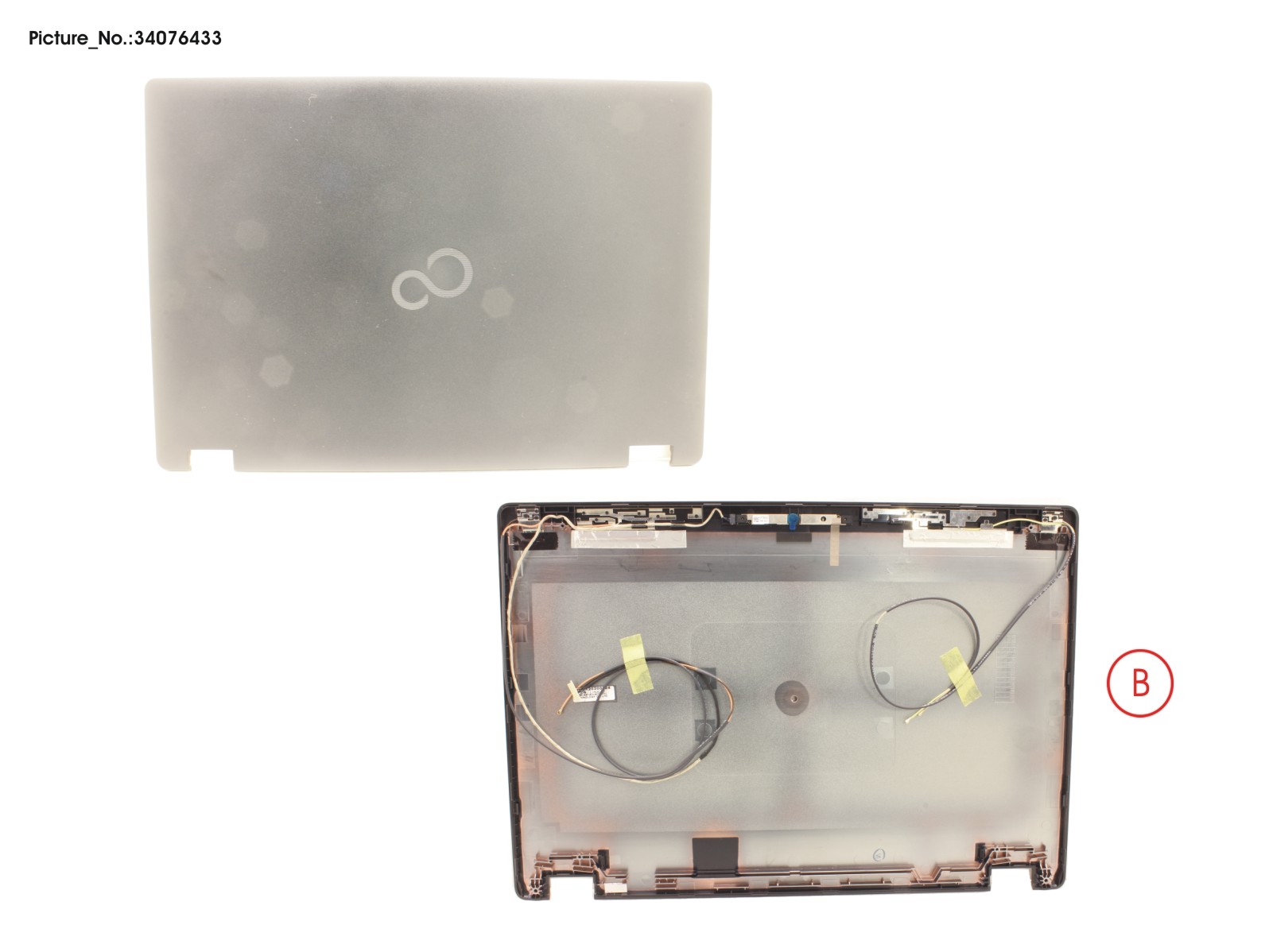 LCD BACK COVER ASSY (HD, W/ RGB CAMERA) LCD BACK COVER ASSY (HD, W/ RGB CAMERA)