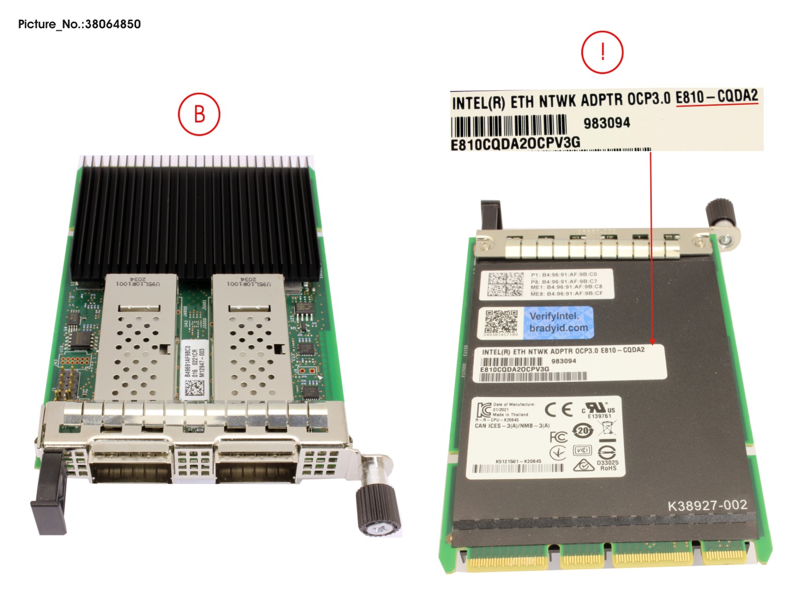 FUJITSU PLAN EP E810-CQDA2 2X 100G QSFP28 OCPV3