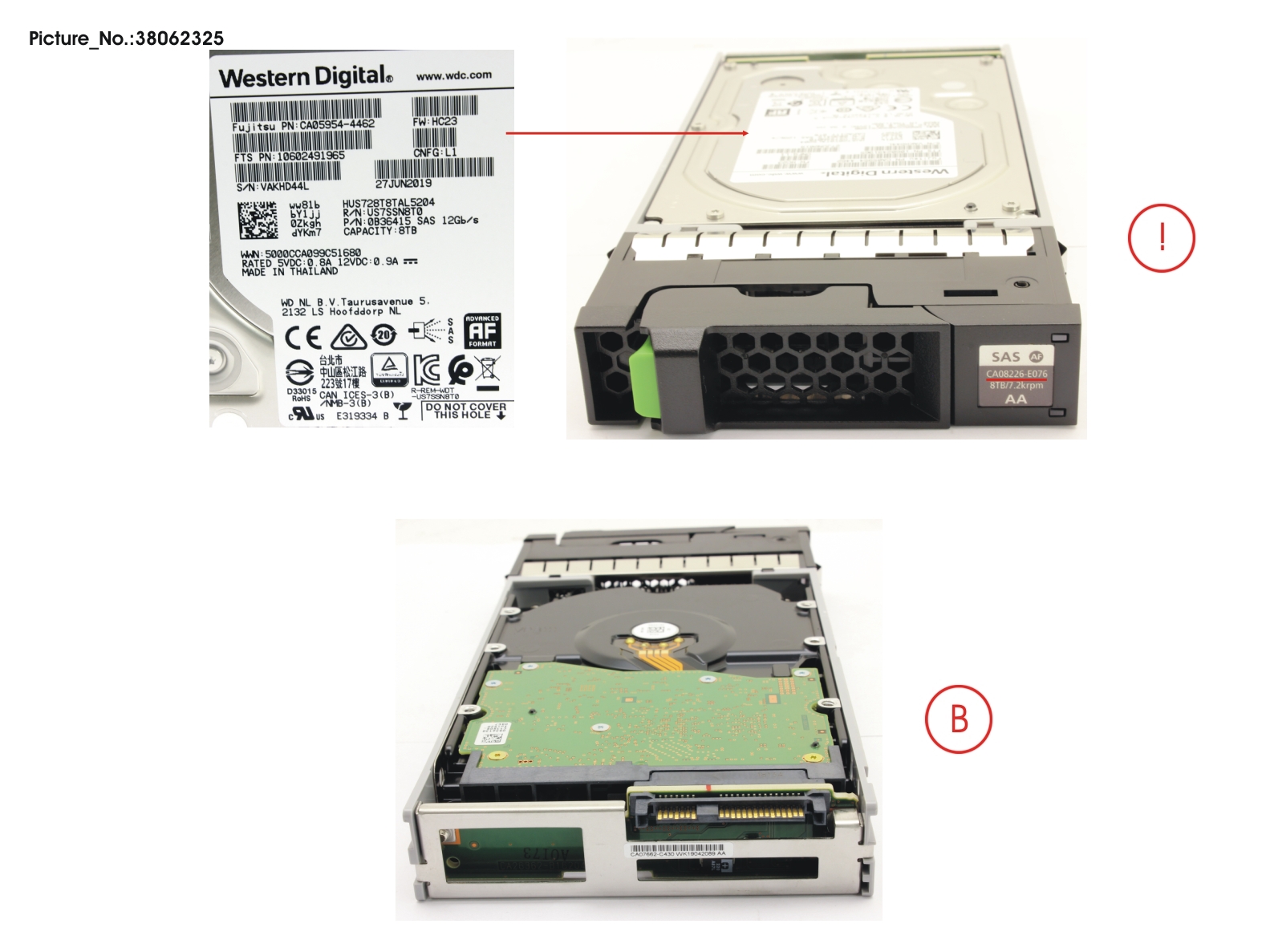 DX S3/S4 HD DRIVE 3.5 8TB 7.2K