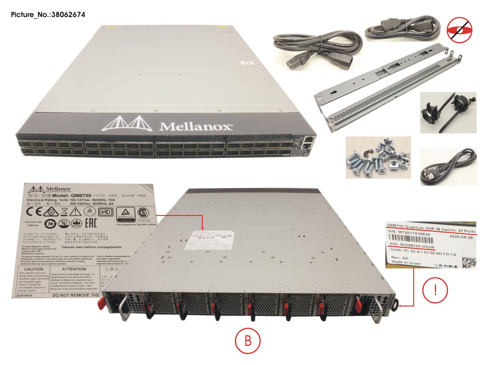 IB SWITCH 40 PORT 200GB MANAGED RA IB SWITCH 40 PORT 200GB MANAGED RA