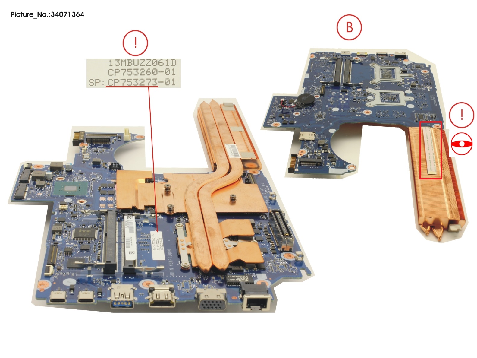 MAINBOARD ASSY I7-8750H P1000 N18P-Q1