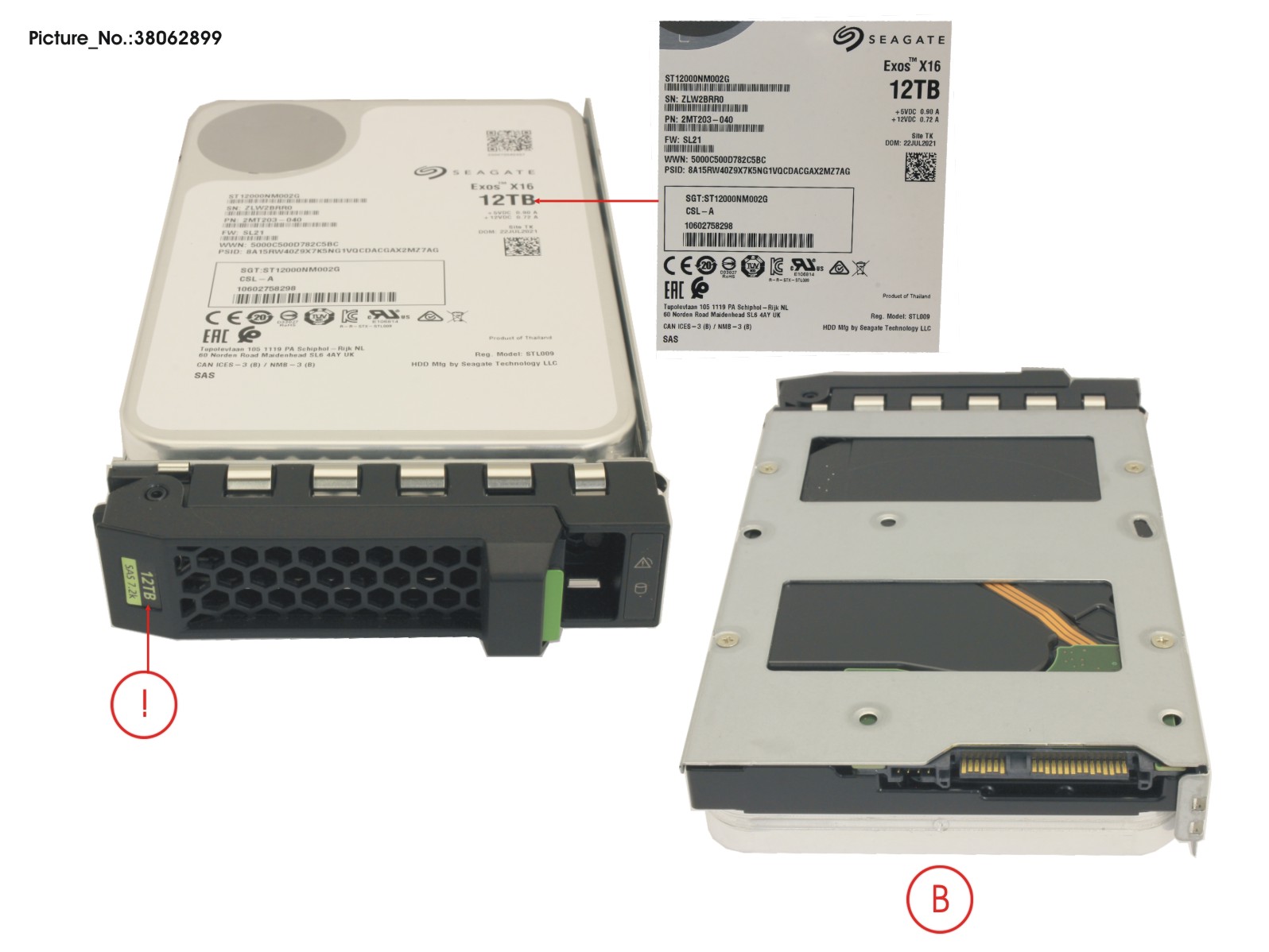HD SAS 12G 12TB 7.2K 512E HOT PL 3.5 BC HD SAS 12G 12TB 7.2K 512E HOT PL 3.5 BC