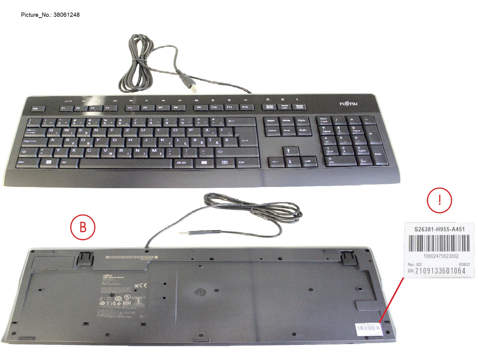 KEYBOARD KB955 USB RO