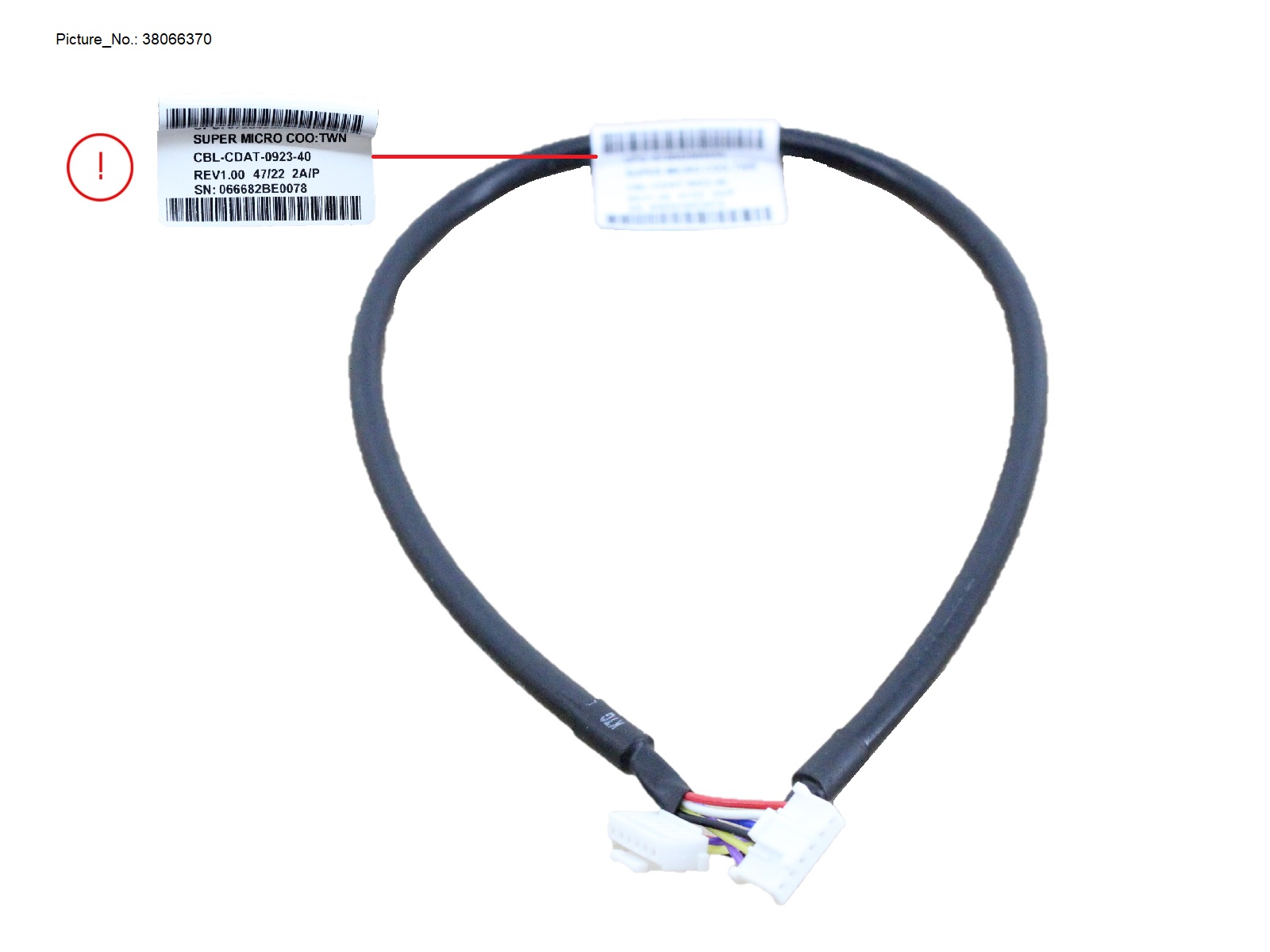 PMBUS AND CPLD PWR CABLE 400MM (MB TO FA