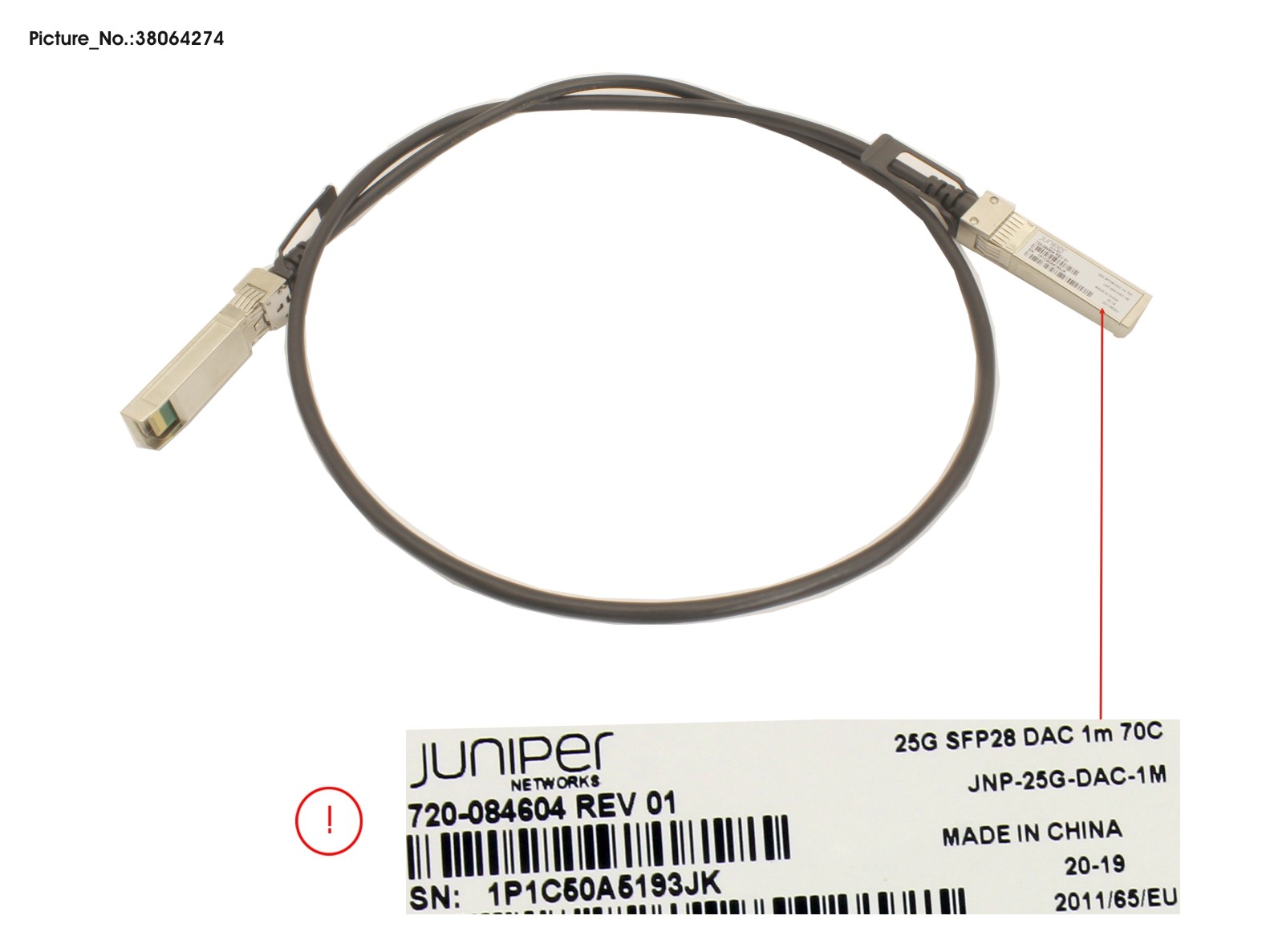 25G DIRECT ATTACHED CABLE(TWINAX 1M, 1PA 25G DIRECT ATTACHED CABLE(TWINAX 1M, 1PA