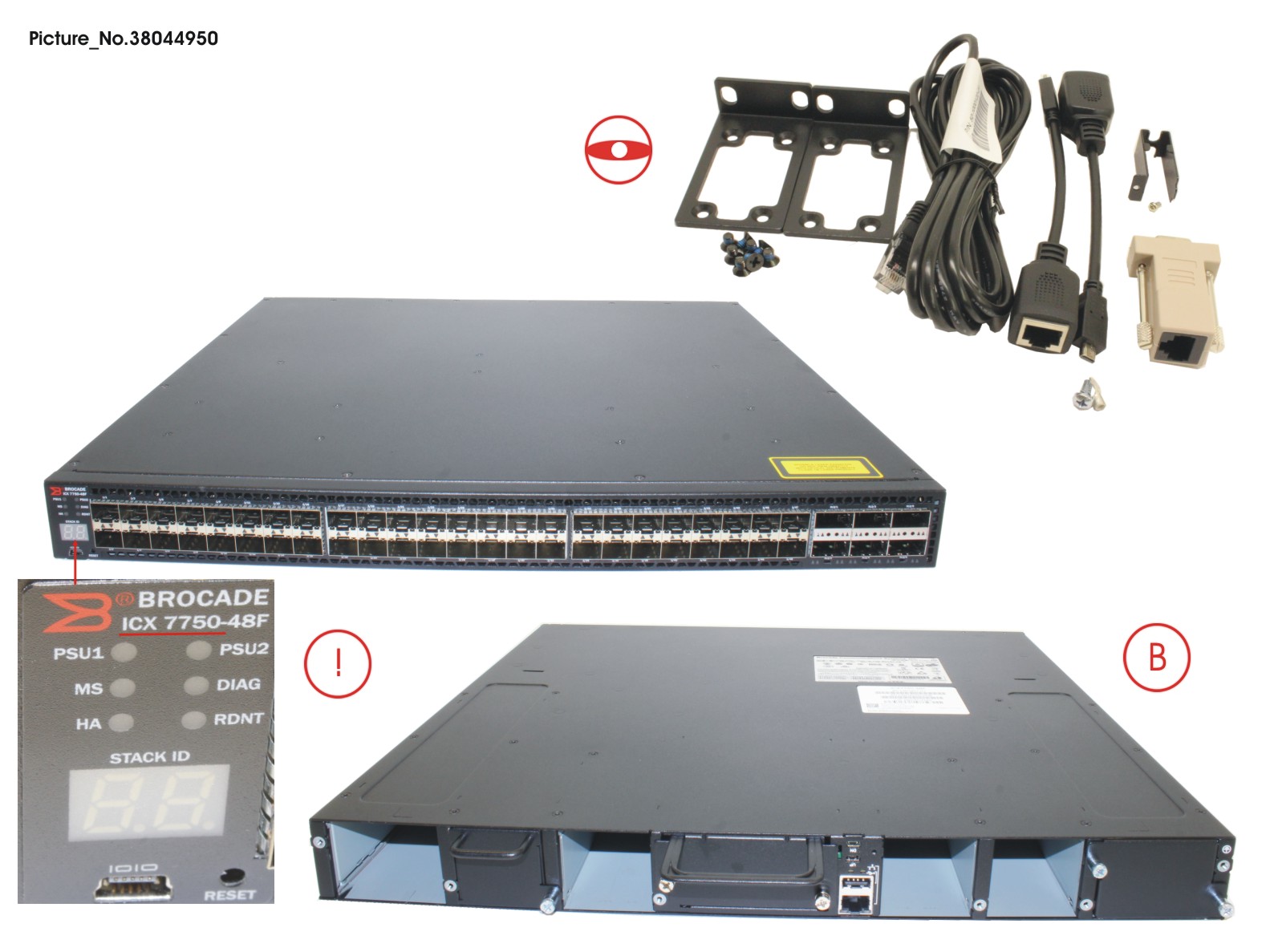 ICX7750-48F,48XSFP+,6XQSFP+PORTS,1XM-SL