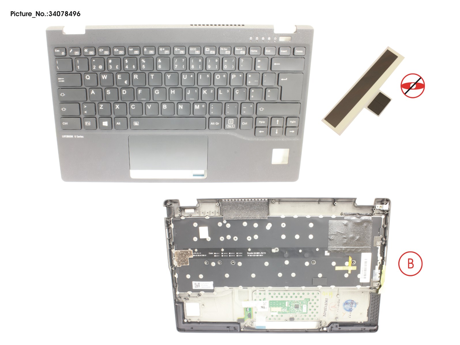 UPPER ASSY INCL. KB PORTUGAL W/PV(TBT) UPPER ASSY INCL. KB PORTUGAL W/PV(TBT)